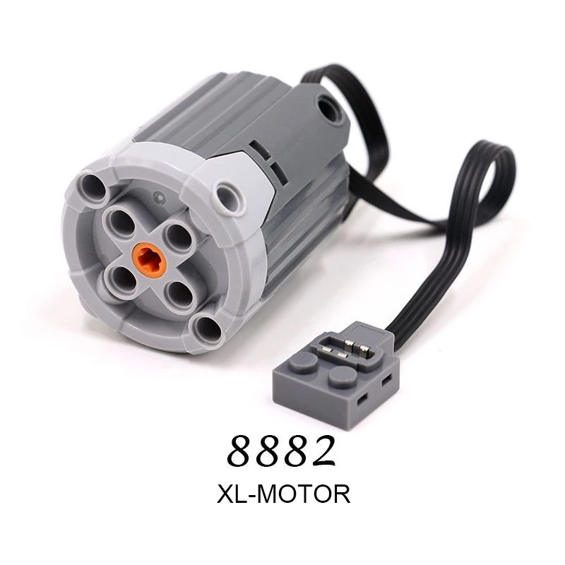 Technical Parts Motor Multi Power Functions MOC PF Building Blocks X-XL-M-Servo Motor, LED Light ,Extension Cable, Battery Box