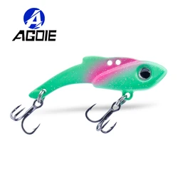 Agoie-Señuelos de Pesca Mini VIB, cebo duro Artificial de plomo en el interior, Crankbait de Metal para Lucio, 37mm, 3g, 42mm, 5g, 50mm, 7g