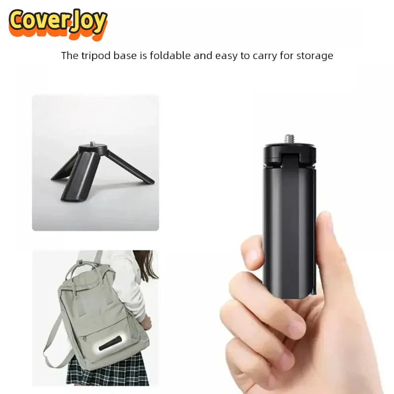 

CoverJoy Mini Tripod for DJI Osmo Pocket 3 & 2 for Insta360 X3 Foldable Desktop Stand Stabilizer Holder Universal Camera Mount