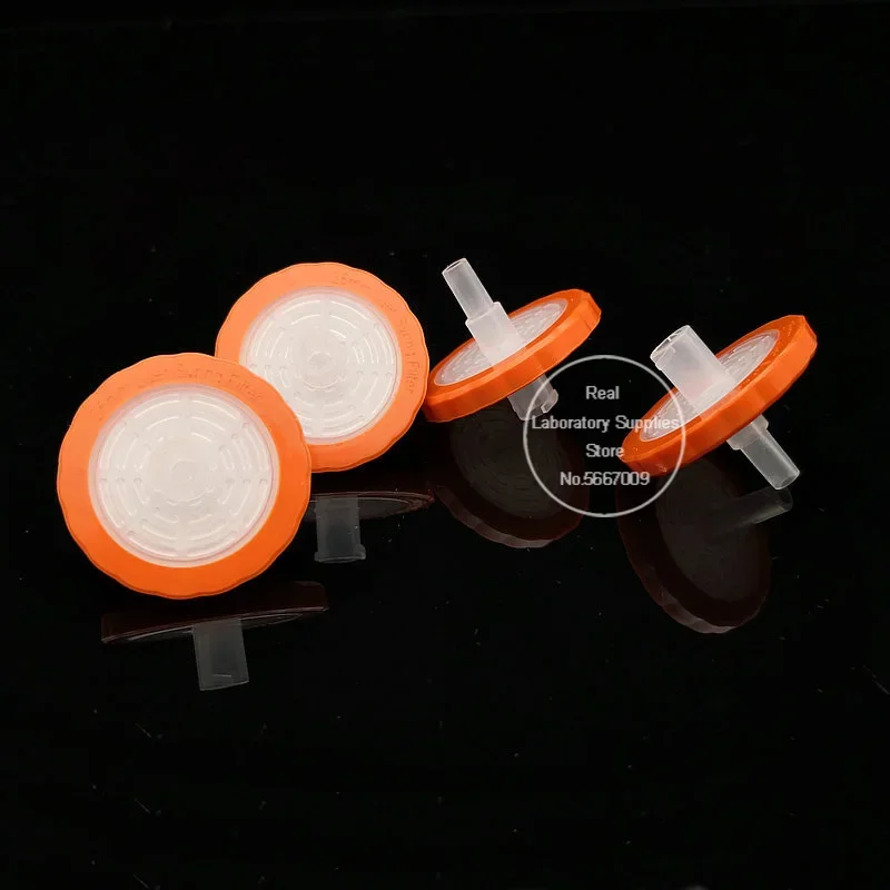 100pcs/pack Lab OD13mm and OD25mm Disposable Microporous Syringe Filter with PTFE Hydrophobic Filter Membrane