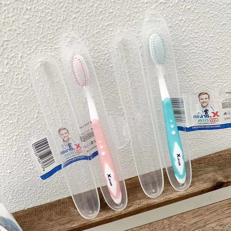 

Зубная щетка X-brush для глубокой чистки с мягкой щетиной, независимый и портативный дорожный набор, зубная щетка для защиты десен для взрослых, 1 шт.