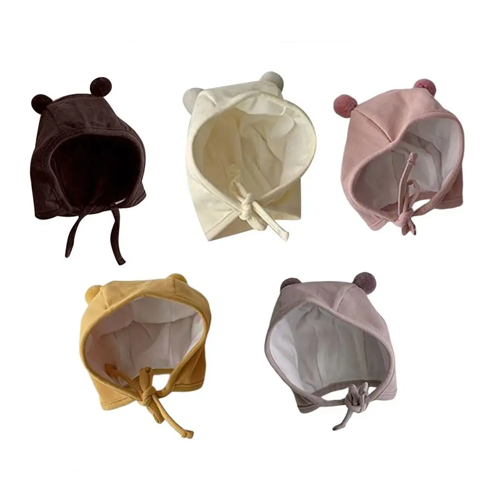 

Cute Cartoon Baby Beanie Caps Cotton Thickened Newborn Toddler Bonnet Cap Hip Hop Pullover Hats For Spring Summer Autumn