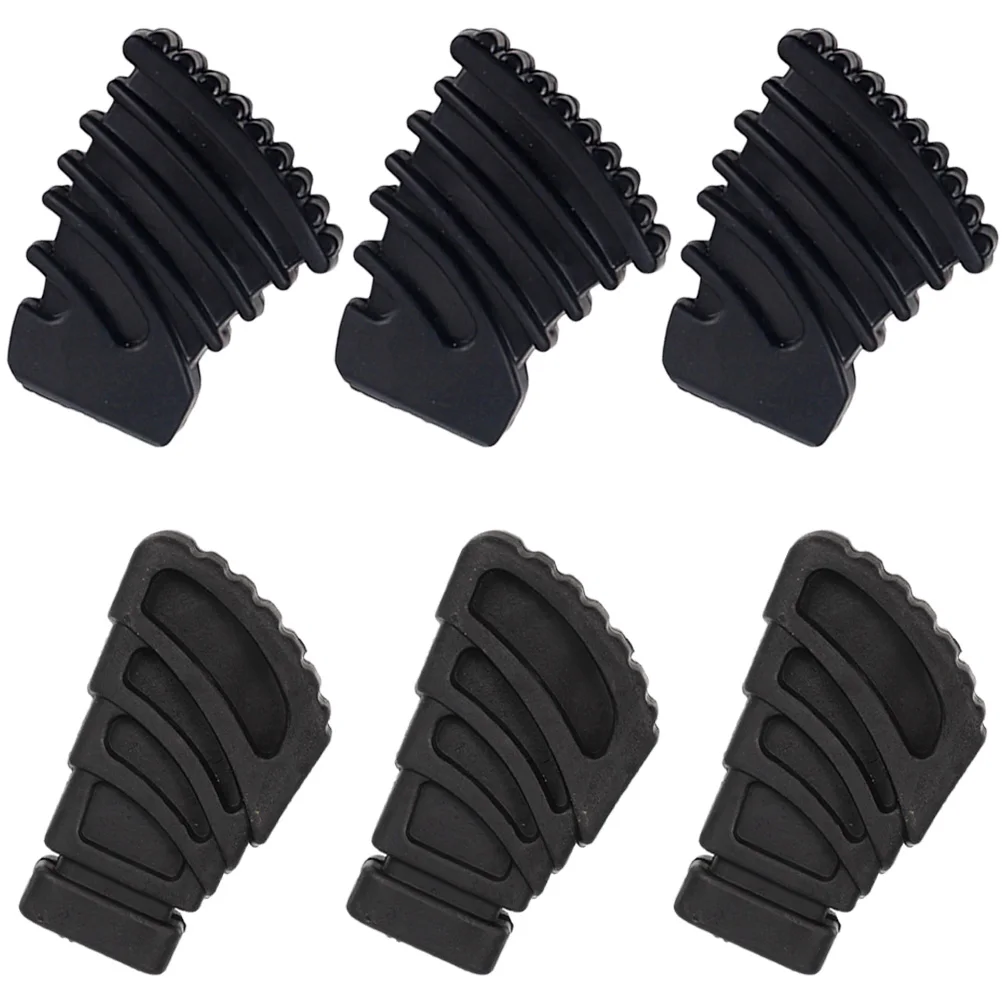 

6 Pcs Drum Pads Rubber Foot Kit Stand Rack Mat Leg Protectors Replacement Feet Stands Supply