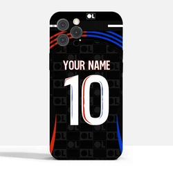 France Lyon oL LES GONES Cover Case for iPhone 16 15 14 Pro Max 13 12 11 Mini X XS XR 7 8 6S Plus SE