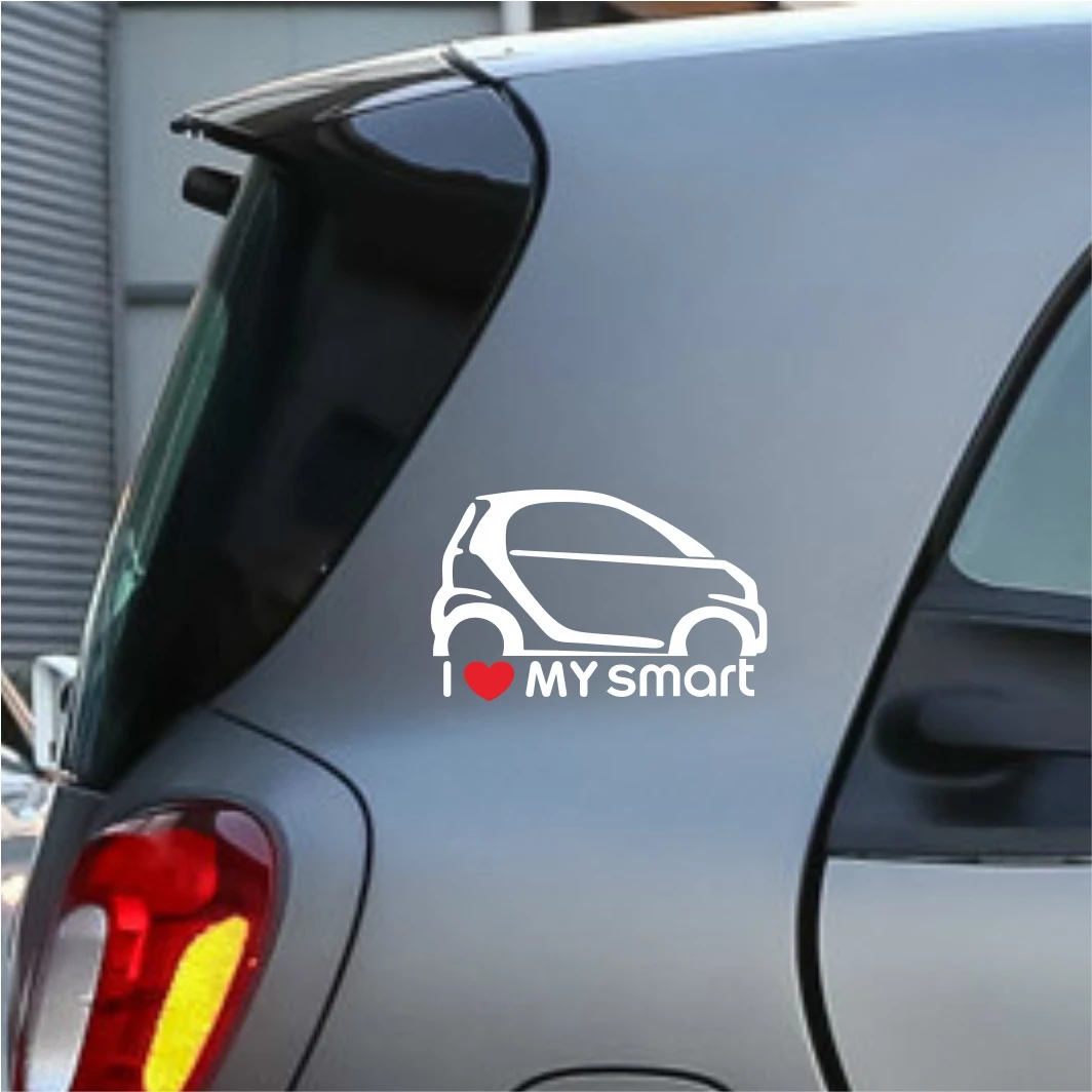 

Car Window Sticker Creative Funny Body Bumper Stick figure Trunk Graphics Vinyl Decal For Smart Fortwo Forfour Coupe Accessories