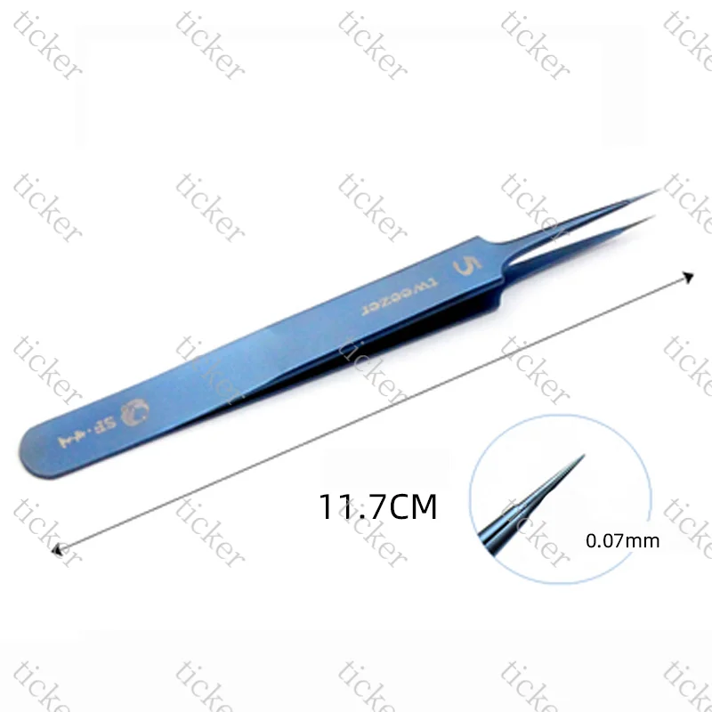 Ultra-tip fine cell clamp professionally remove blackheads artifact artifact squeezing tool acne needle tweezers