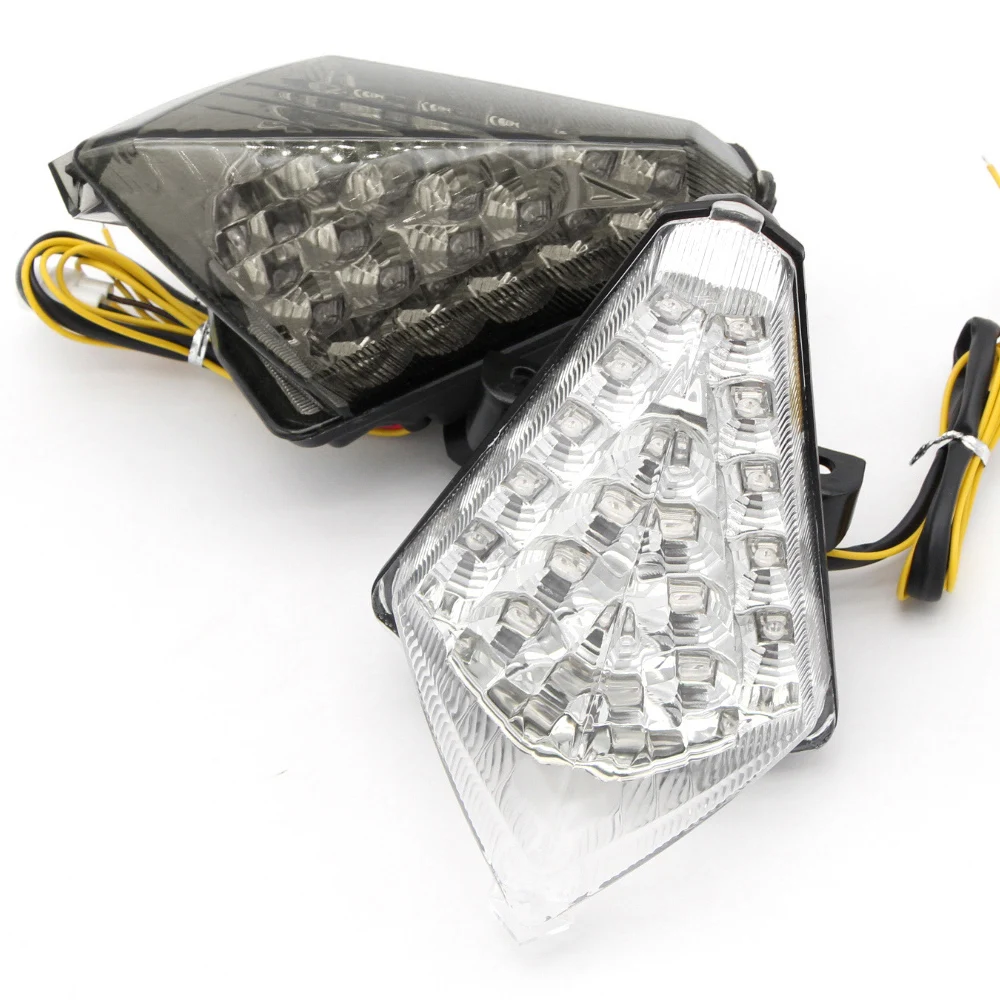 

Motorcycle LED Brake Taillight Stop Lamp For YAMAHA YZF-R1 YZFR1 YZF R1 2007 2008 Tail Light Integrated Turn Signal Light