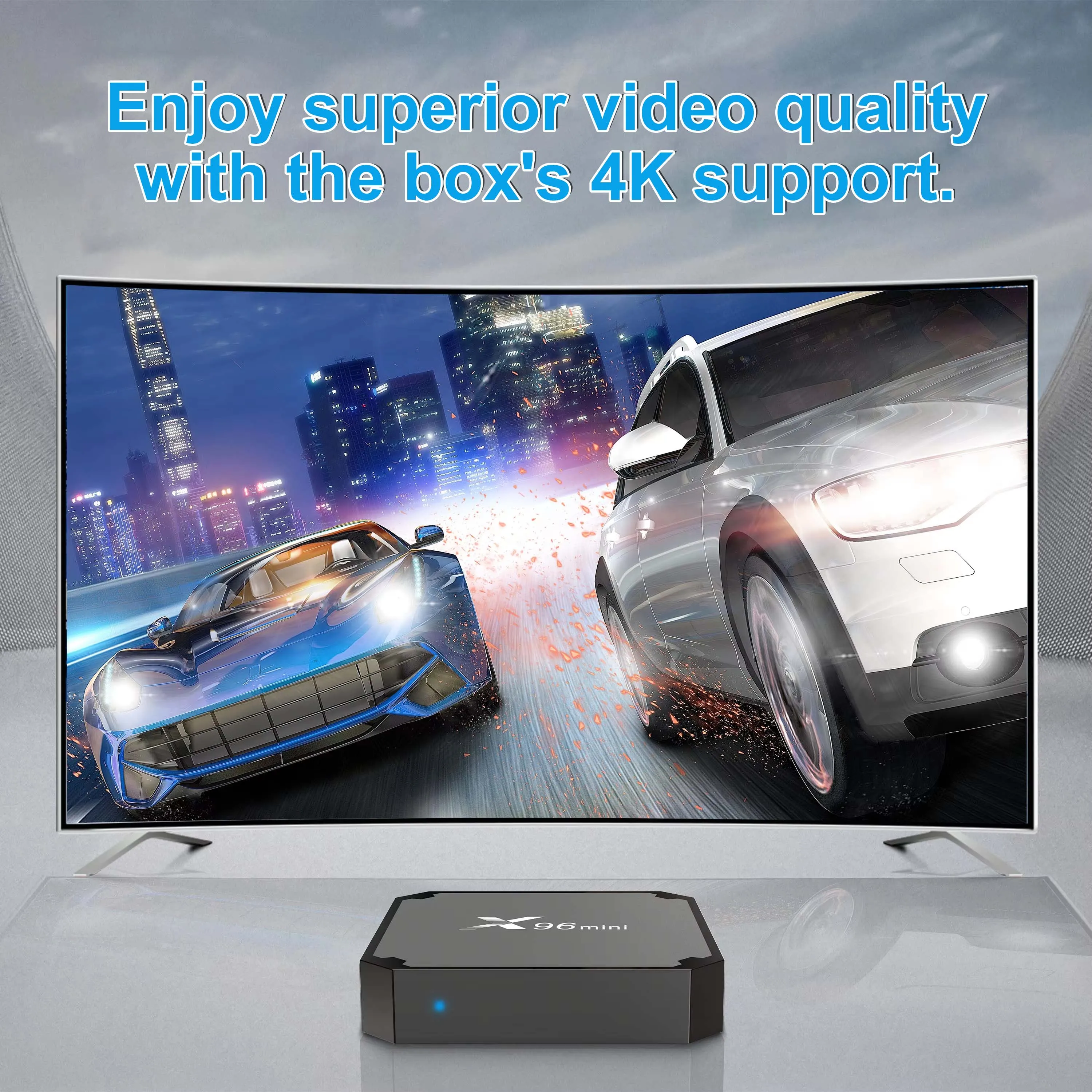 Smare Távolbelátás Loggia X96 Mali android 9 allwinner H313 YouTube 4K 1080P wifi 2.4G Helyi hálózat Ethernet Google kereső Vízhozam Multimédia Játékos beállítása felső Loggia