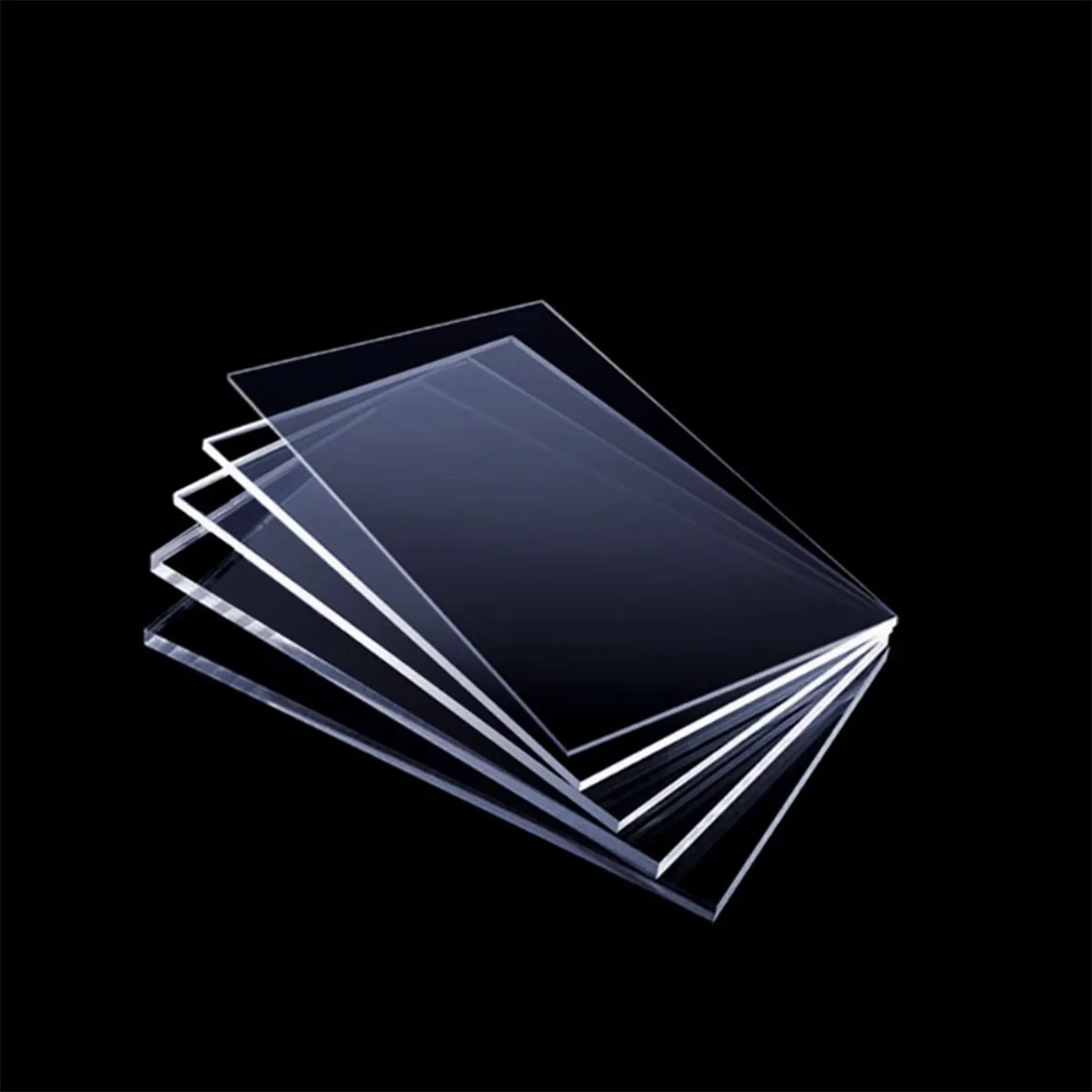 Hochtransparente PC-Ausdauerplatine aus Polycarbonat, hochtemperaturbeständige Kunststoff-Hartplatine, Schallwand 1, 1,5 2, 3 mm