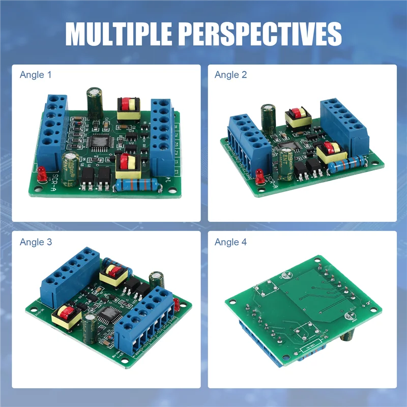 لوحة الزناد الثايرستور أحادية الطور المطورة SCR-A يمكن أن تنظيم الجهد ودرجة الحرارة وتنظيم السرعة مع وحدة MTC MTX #4