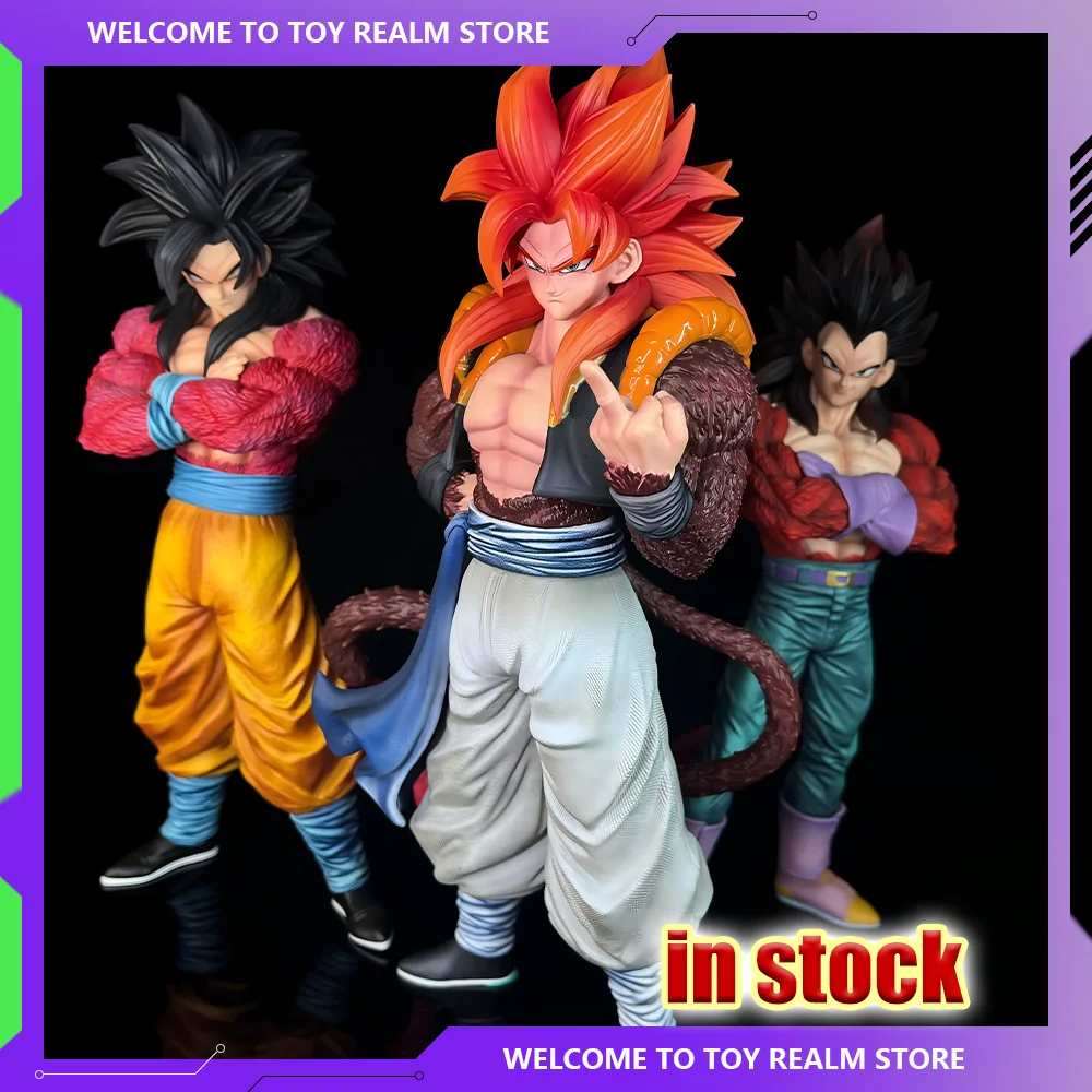 

В наличии 31 см Dragon Ball Super Saiyan 4 SS4 Статуя Gogeta Рисунок Аниме Настольный ПК Чехол Орнамент Модный Подарочная Коллекция Игрушек