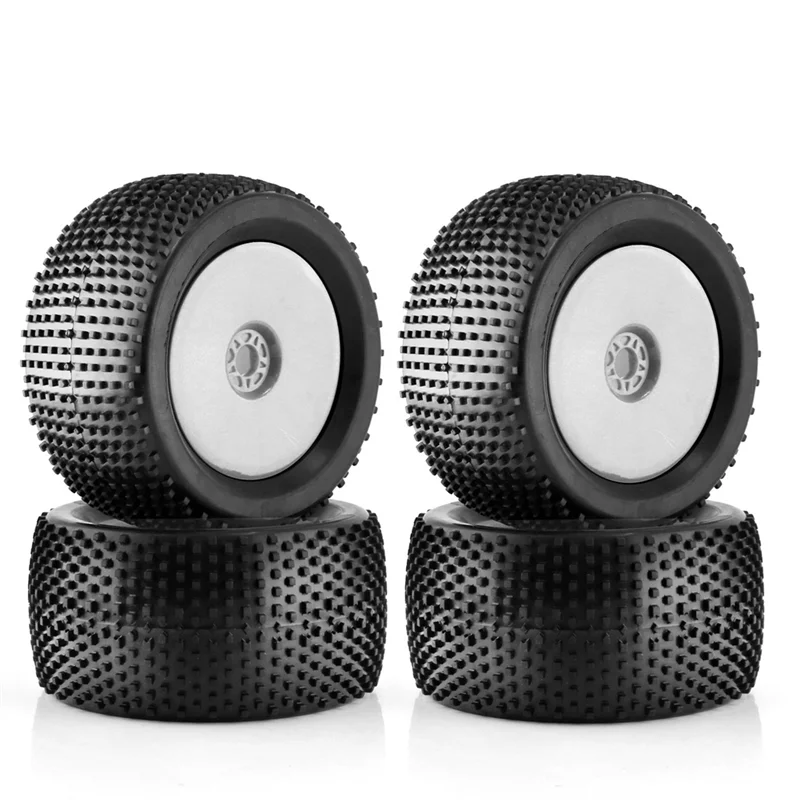 

4Pcs 140Mm 1/8 RC Racing Car Off-Road Buggy Tire 17Mm Wheel Hex for ARRMA Traxxas Redcat Team Losi Kyosho HPI HSP,White