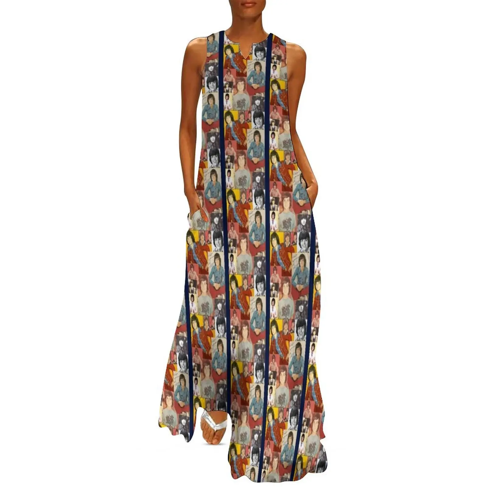 

Donny Osmond Collage Long Dress women clothes women's evening dress 2025 Dress