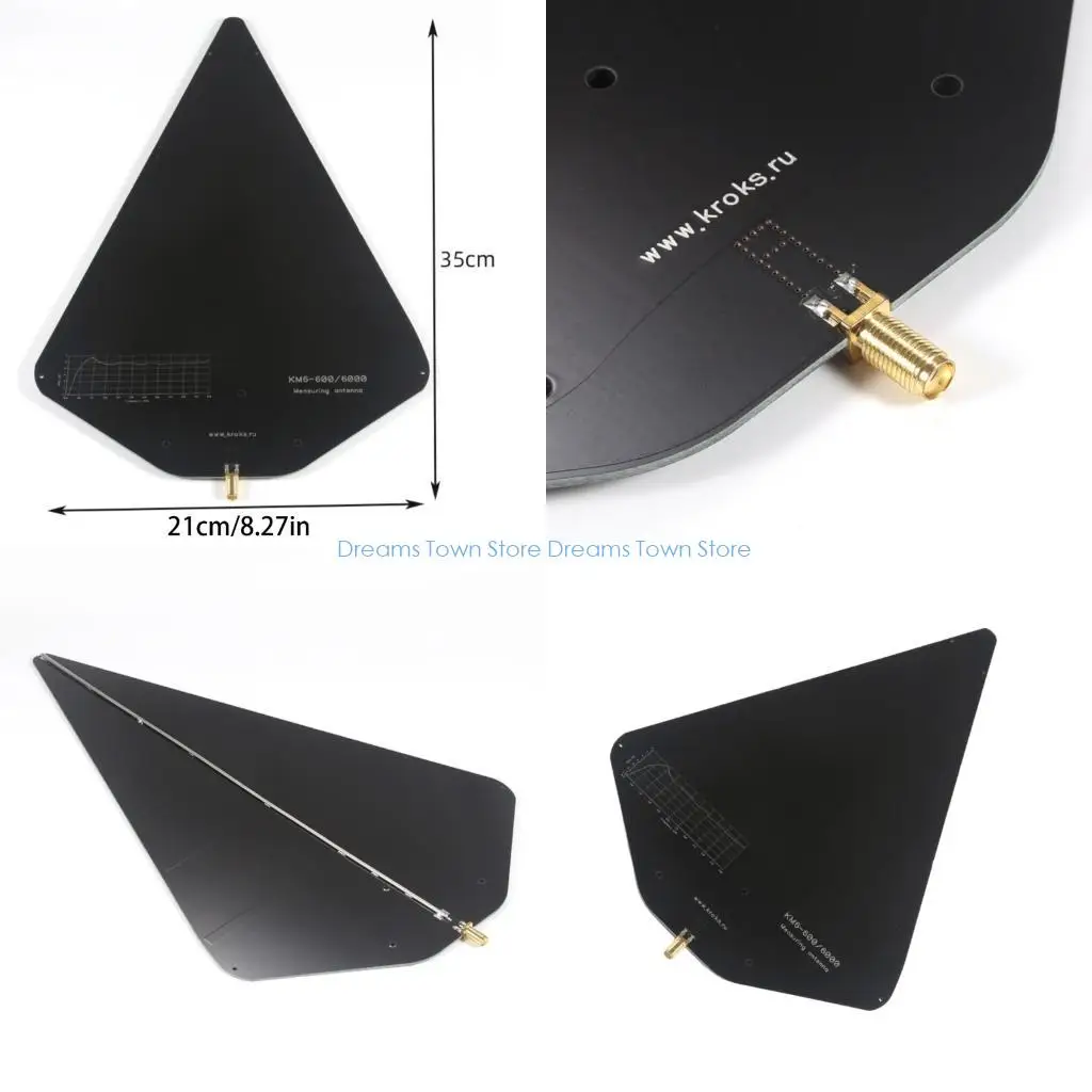 

HX6A High Sensitivity Broadband Logarithmic Antennas 600MHz 6000MHz For Spectrum Analyzers Connection Directional Testing