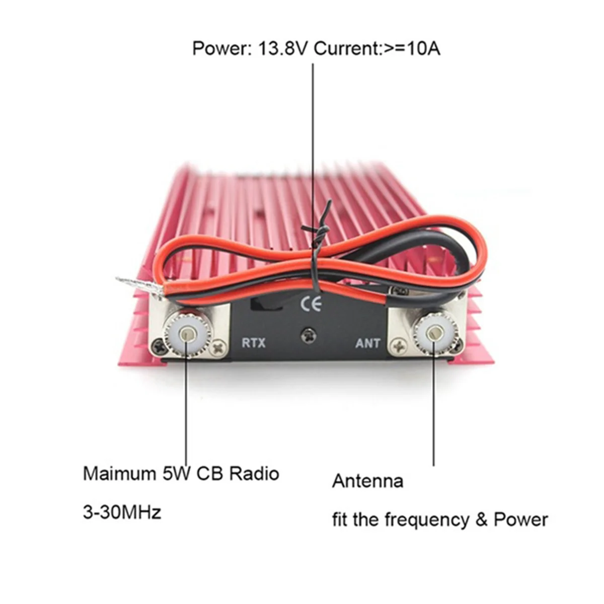 CB Radio Power Amplifier BJ-300 HF Amplifier 3-30MHz 100W FM 200W AM 300W SSB Walkie Talkie CB Amplifier