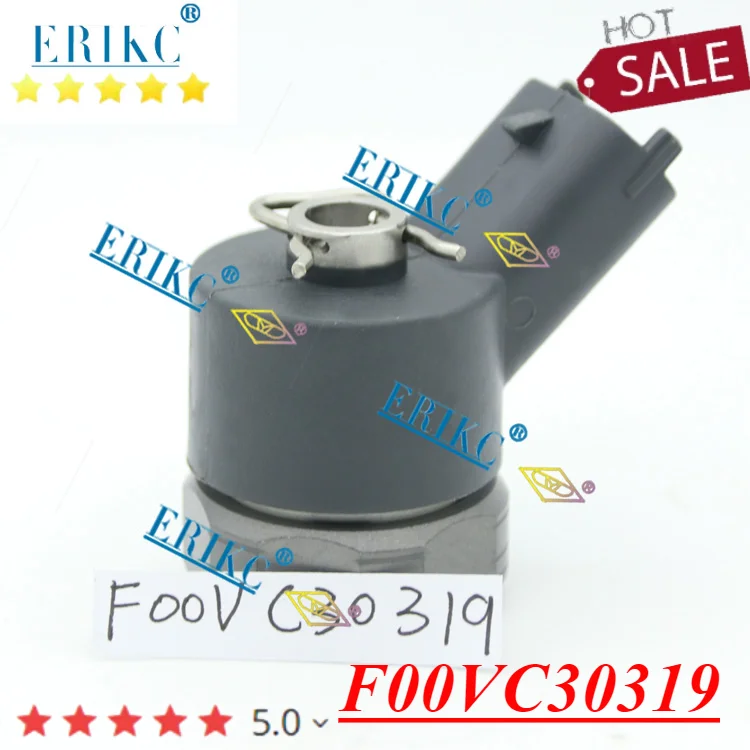 ERIKC-Válvula Solenoide de inyector F00VC30319, F00V C30 319, Control de presión de bomba diésel F 00V C30 319, piezas para Bosch 0445110 #