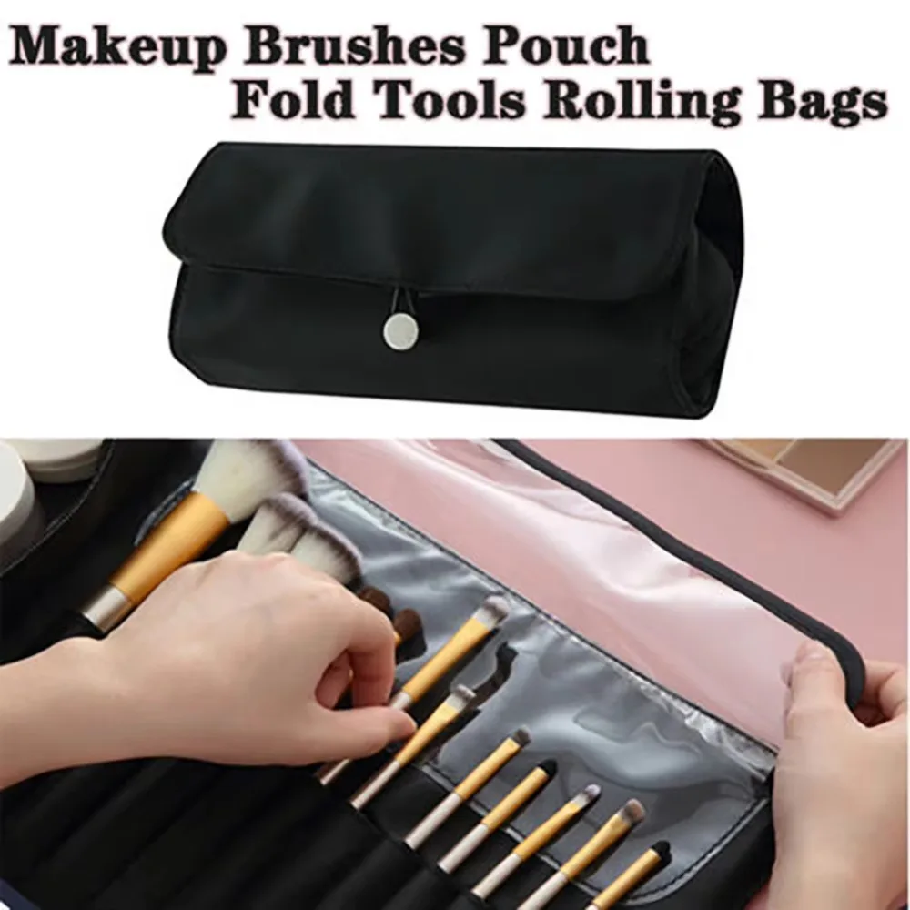 

Foldable Design​​ Makeup Bag​​ ​​Rolling Bag​​ ​​Nylon Material​​ ​​Travel Makeup Organizer​​ ​​Multi-Pocket​​ Waterproof