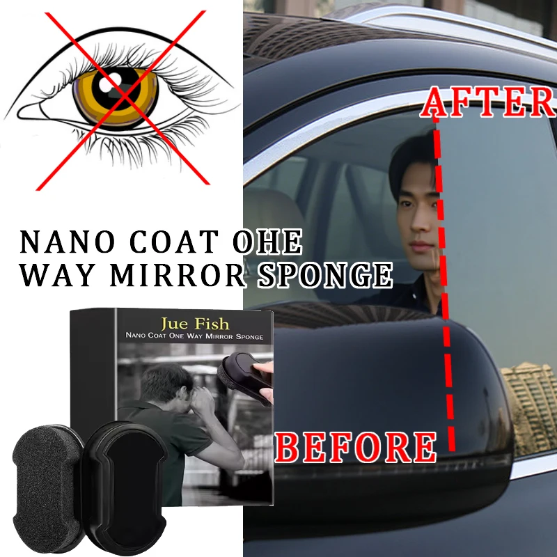 

Губка для чистки стекла с защитой от выглядывания: протирание для очистки, протирка для скрытия!