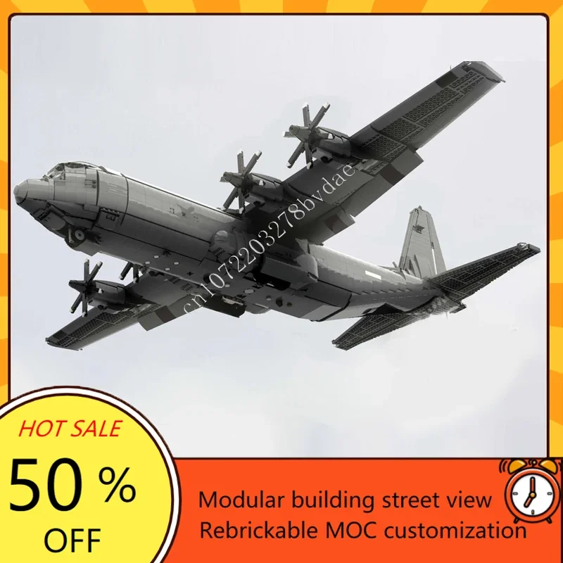 

5411 шт. MOC Рождественский замок C-130J 30 Супер Геркулес DIY собранный самолет развивающие творческие детские игрушки рождественские подарки