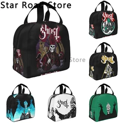 Shadow Ghost B.C. Insulated Lunch Bag High Capacity BC Band Swedish Heavy Metal Thermal Bag Tote Lunch Box Work Outdoor