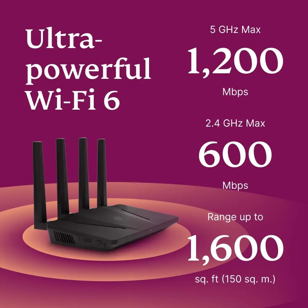راوتر واي فاي 6 VPN للمنزل |   حماية الأجهزة غير المحدودة |    (نسخة الولايات المتحدة وكندا)