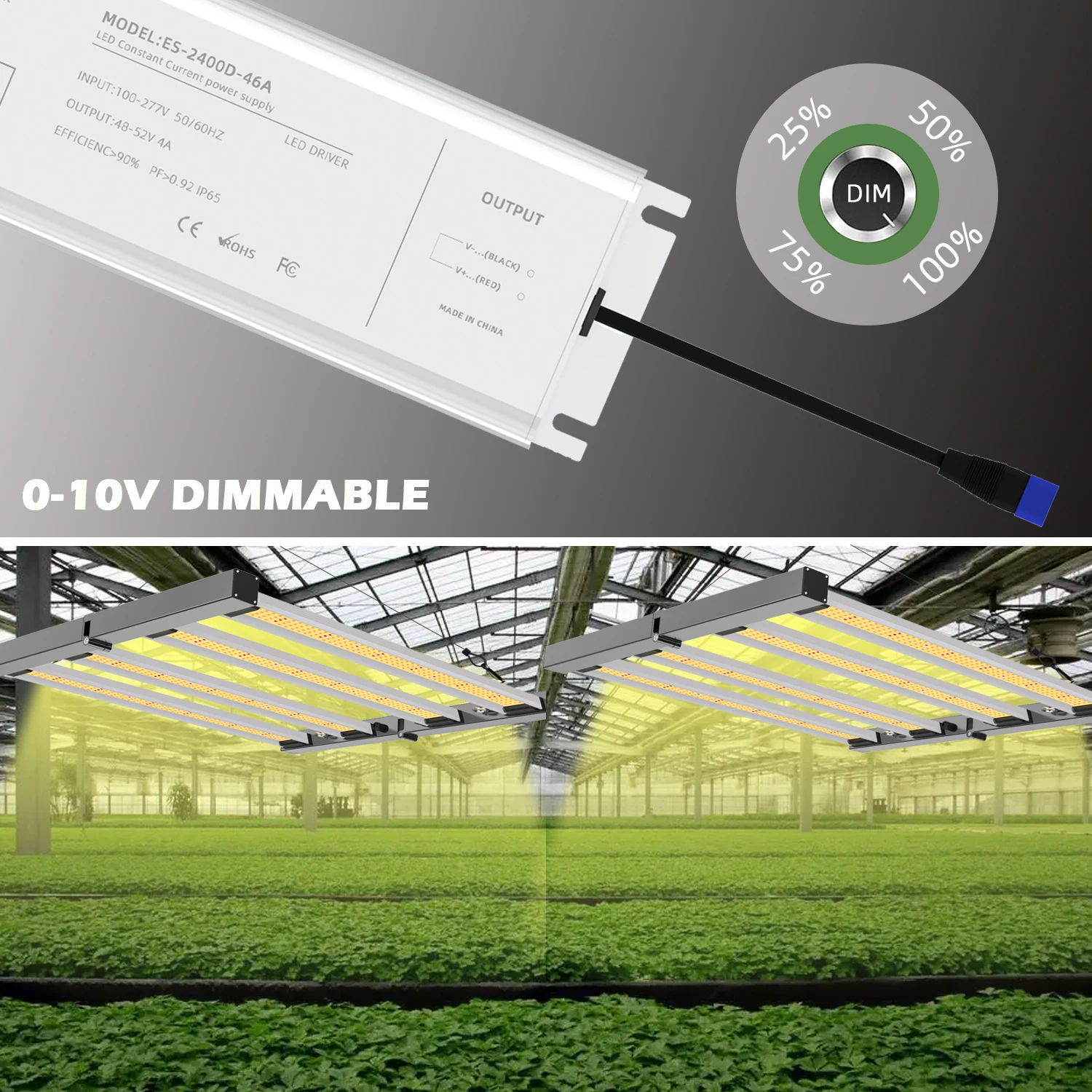 Imagem -03 - Led Planta Cresce a Luz Samsung Lb281b Chip Pode Ser Escurecido Espectro Completo Lâmpada de Crescimento para Interior Planta Flor Estufa Phyto Lâmpada