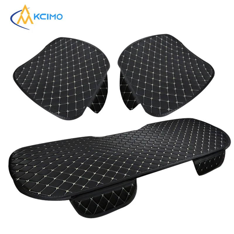 

3Pcs Car Seat Cover Set Universal Cotton BreathableCar Seat Cover Cushion All Season Car Seat Protector Interior Car Accessories