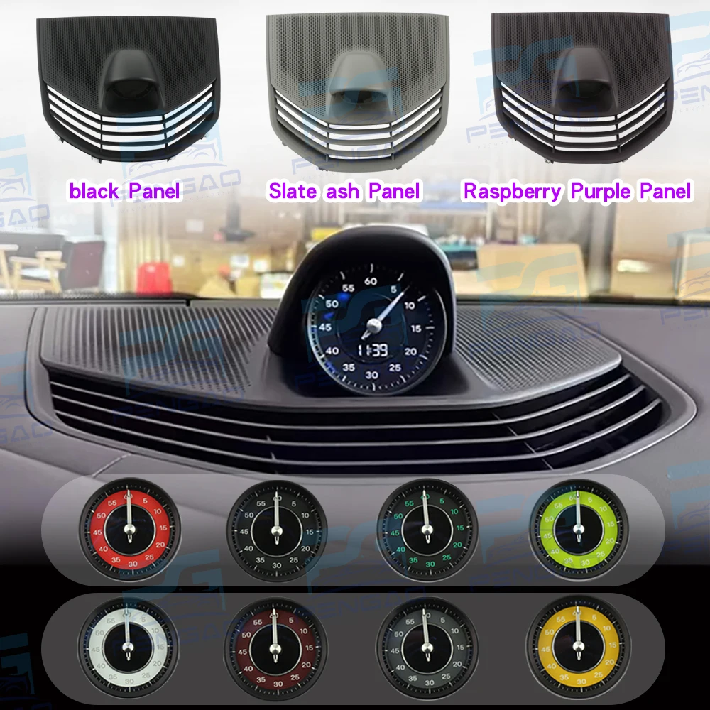 For Porsche Taycan 9J1 chrono 2019-2023 Car Stopwatch Compass Chrono Clock Watch Instrument Cover Interior Modified Accessories