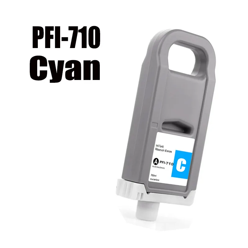 700ML Compatible Ink Cartridge PFI710 PFI-710 for Canon 710 TX2000 TX3000 TX4000 Printer - Replacement Cartridge