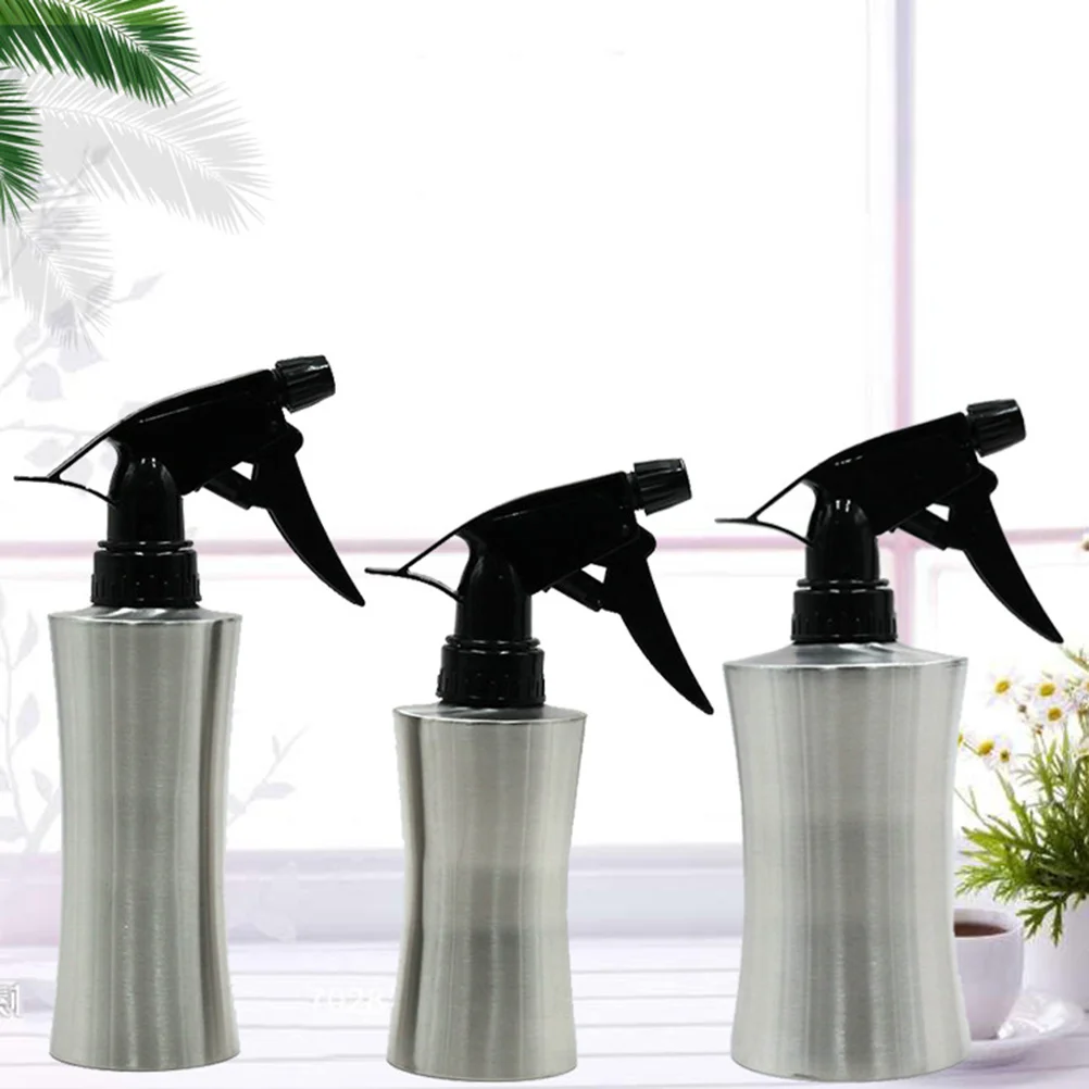 

1pc Stainless Steel Spray Bottle 400Ml Empty Reusable Sprayer For Cleaning Aromatherapy Watering Garden Plants Plastic