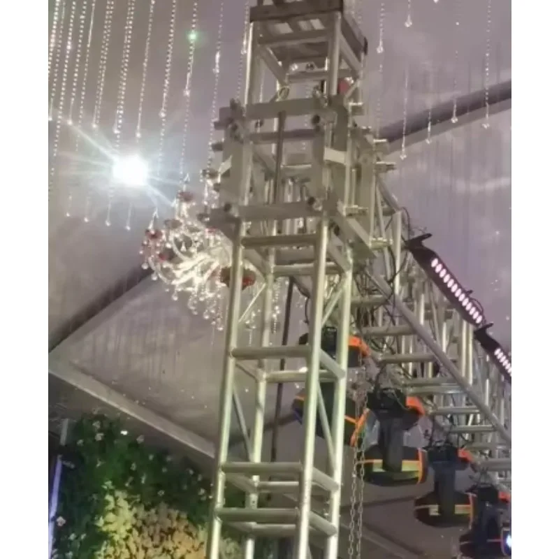 4 Point Leader Truss Display Cube Stage Event Concert F34 Square Truss Frame Corner Concert and Exhibition