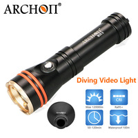Archon D11v-ii Diving Video Light 1200 Lumens 18650 Battery Snoot Spotlight Macro Photography Light Night Dive Waterproof Torch