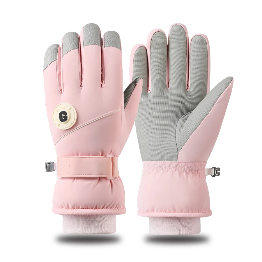 AliExpress Ski gloves for winter, warm and cold resistant, thickened, anti slip, waterproof, outdoor mountaineering, cycling, touch screen,
