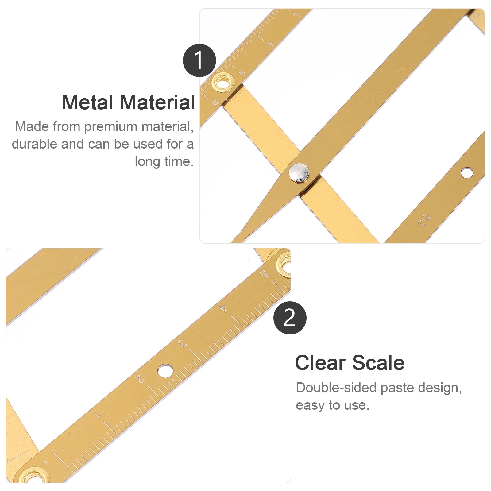 Wenkbrauw positionering liniaal Professioneel meetinstrument Nauwkeurige wenkbrauw tattoo stencil Duurzaam flexibel