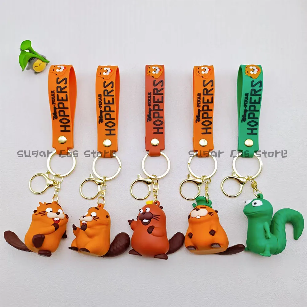 

Новинка 2026: Брелок для ключей из серии Hoppers, милый брелок с персонажем мультфильма, подвеска для сумки, модный аксессуар, идеальный подарок