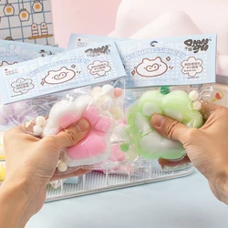 Kawaii Cute Squishy Paw Stress Relief Decompression Toy With Flocking New Fidget Toy Birthday Party Gift