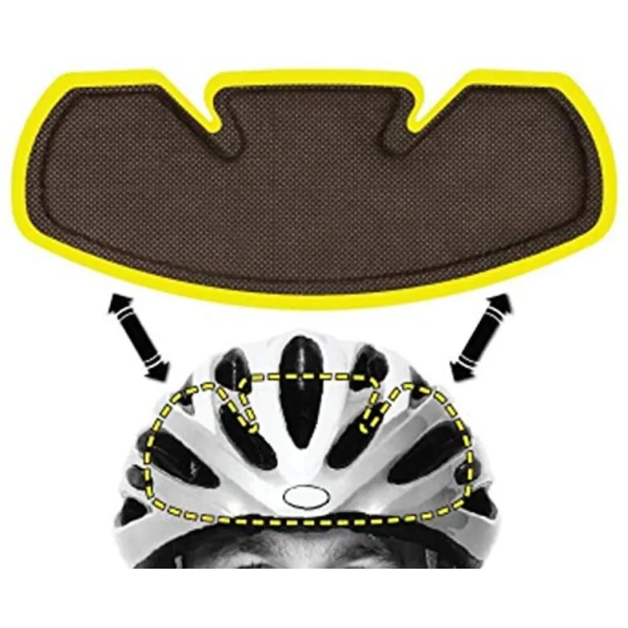 

Bicycle and Bike Helmet Sweat Liner by NoSweat - Made in USA - Patented SweatLock Technology