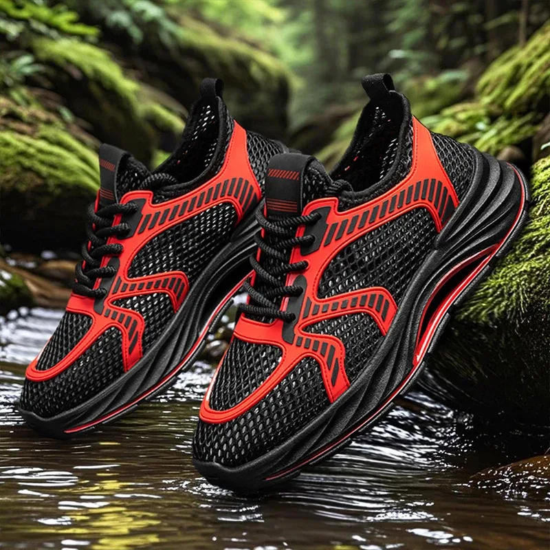 

Wading shoes For Men Sneakers Mesh Casual Summer Breathable Sports Outdoor Tennis Running Hiking