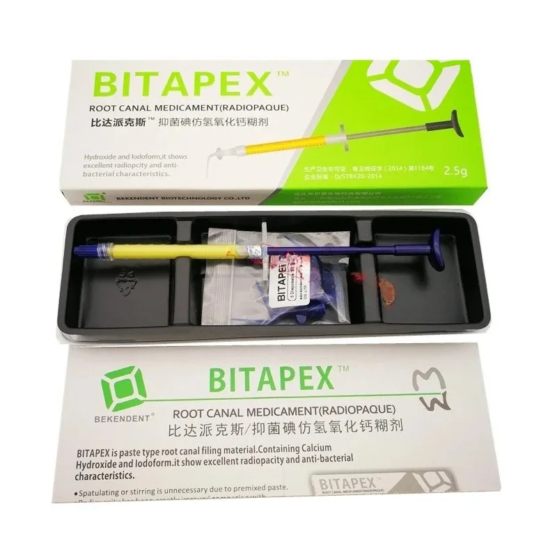 

Стоматология, ледоформа, наполнитель для постоянных зубов, корневой канал, кальций, гидроксид, иодоформа, паста, антибактериальный инструмент для инъекций зубов