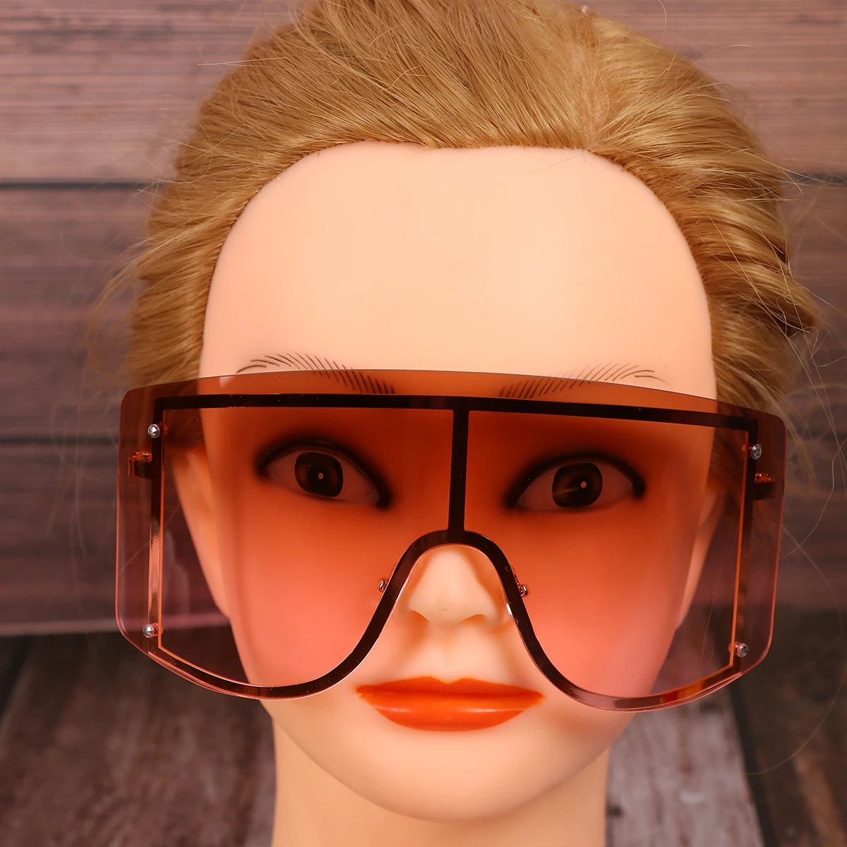 

1pcs 1 Pair Windproof Full Face Goggles Lightweight Fashionable Sunglasses Summer Outdoor Sun Glasses Creative Beach Shades