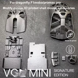 Accesorios de reparación y reemplazo de carcasa de impresión 3d para vgn F1, moba, promax, pro series, modificación de ratón inalámbrico, viper mini se
