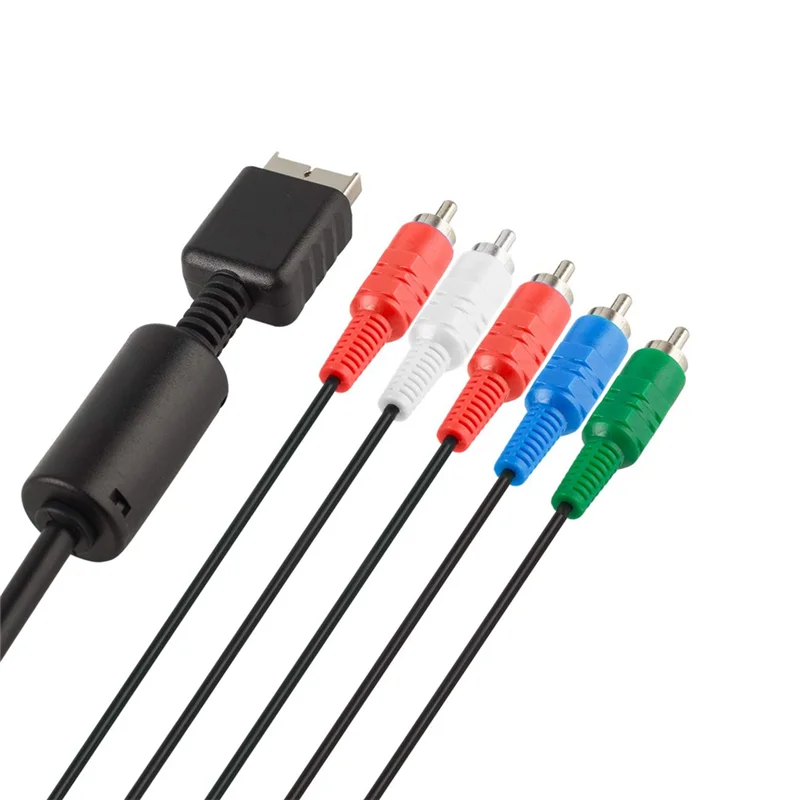 Компонентный AV-кабель аудио-видео HDTV длиной 1,8 м для Sony Playstation PS PS2 PS3 Slim HD многоразрядный композитный RCA-кабель