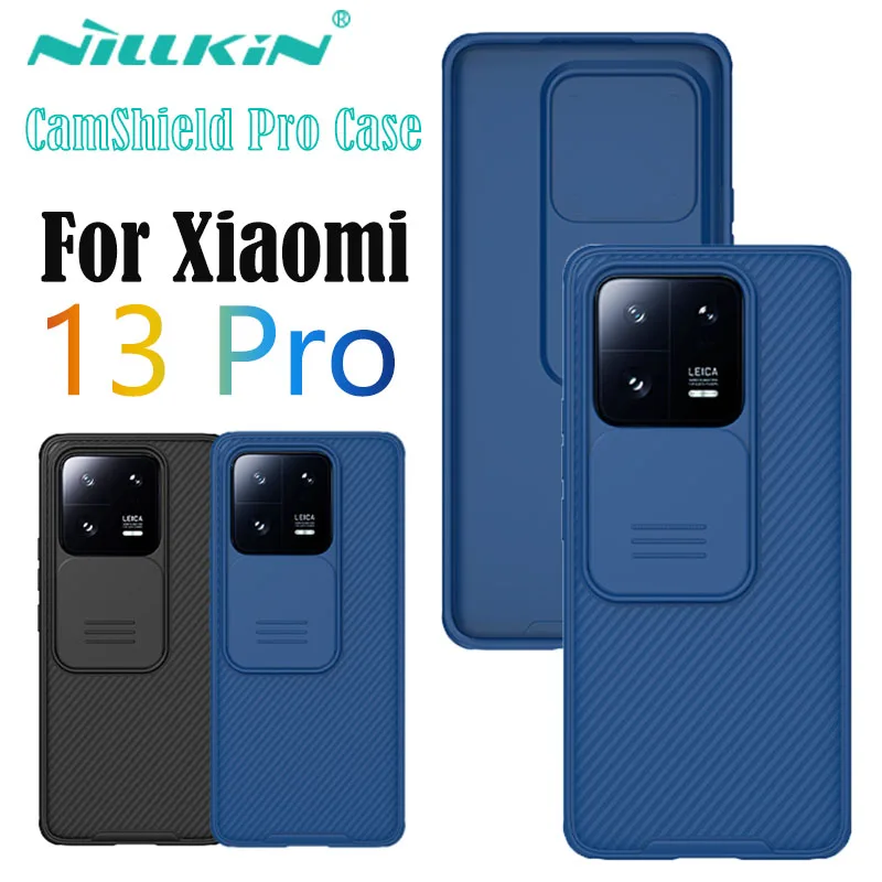 Чехол Nillkin Camshield для Xiao mi 13 Pro, защита объектива скользящей камеры, Противоударная жесткая задняя крышка для Mi 13 pro, противоударные чехлы