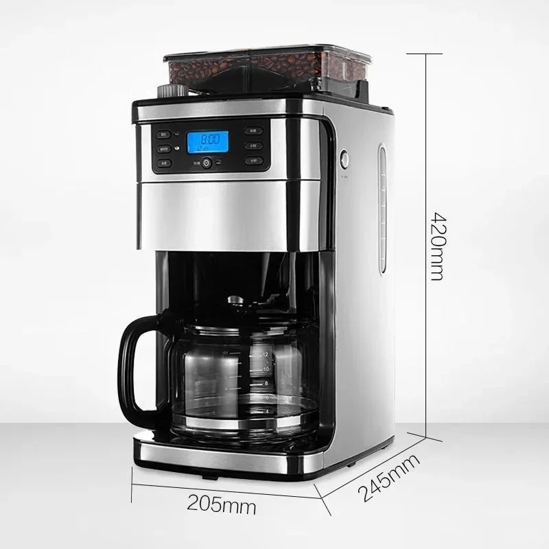 Fully automatic coffee machine Household coffee machine 20bar extraction concentration optional automatic grinding
