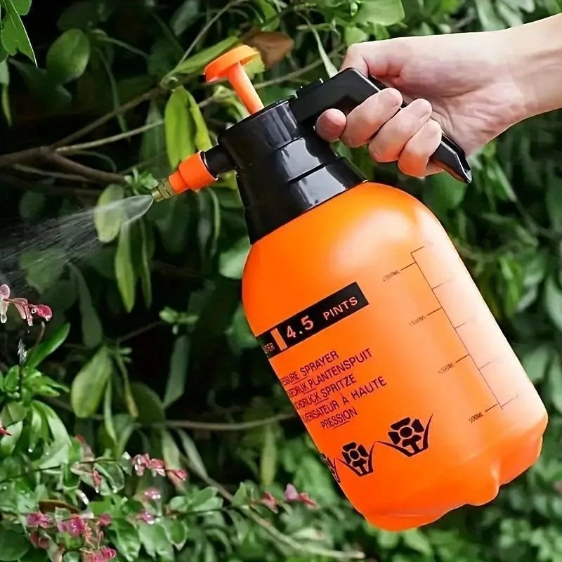 1pcs High-Pressure Air Sprayer Handheld Garden Watering Can with Adjustable Nozzle for Lawns Flowers Home Cleaning & Sanitation
