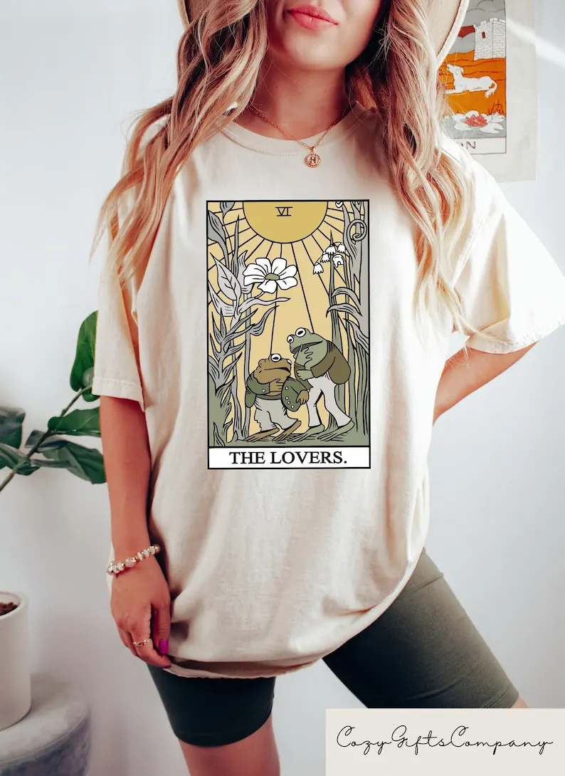 The Lovers Frog and Toad Shirt, Cottagecore Frog Toad T-shirt, Classic Book Tshirt, Book Lovers Shirt, Retro Frog
