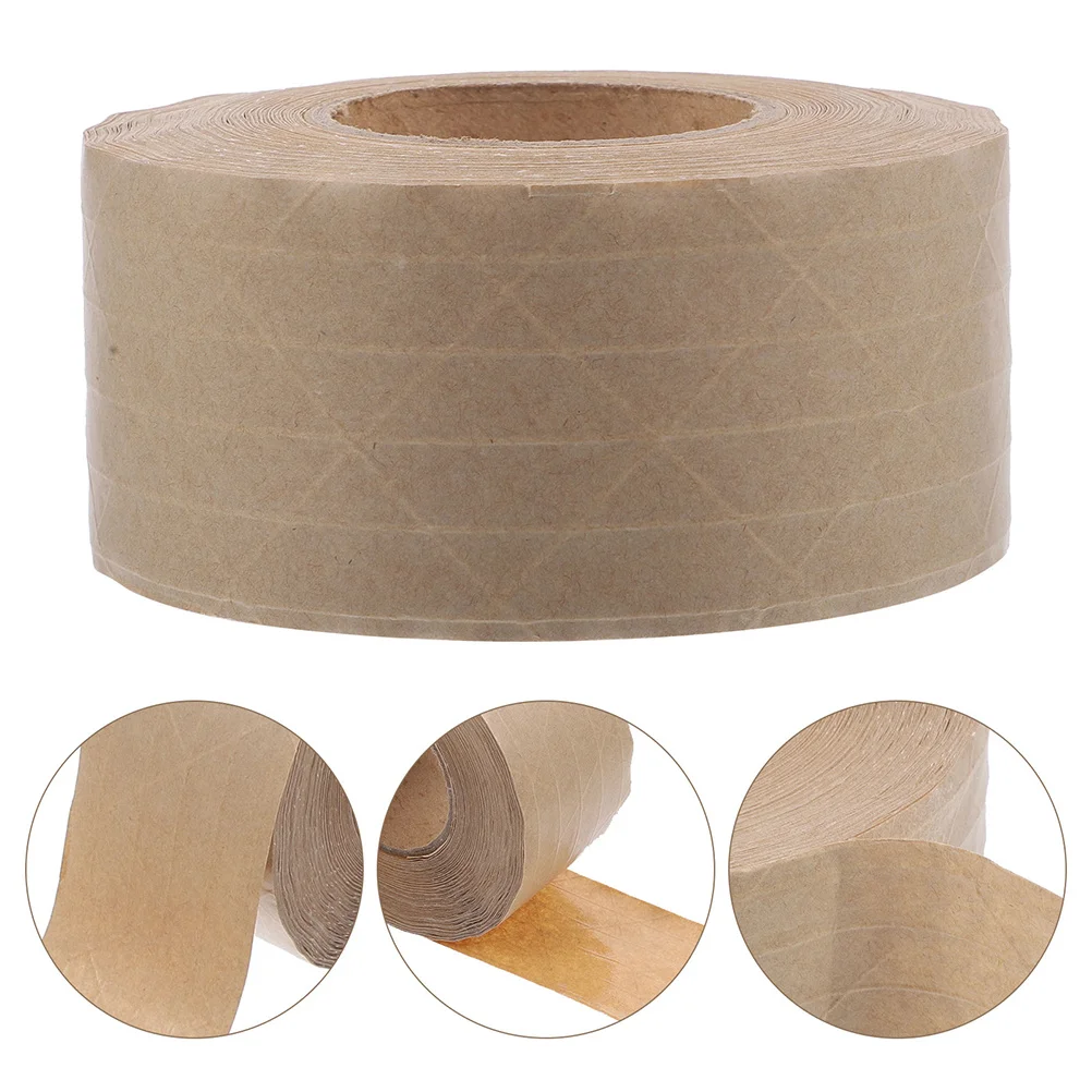 

Paper Carton Tape Water Activated for Household Sealing Multi-Function Framing Supplies Wear Resistant Water Activated Tape