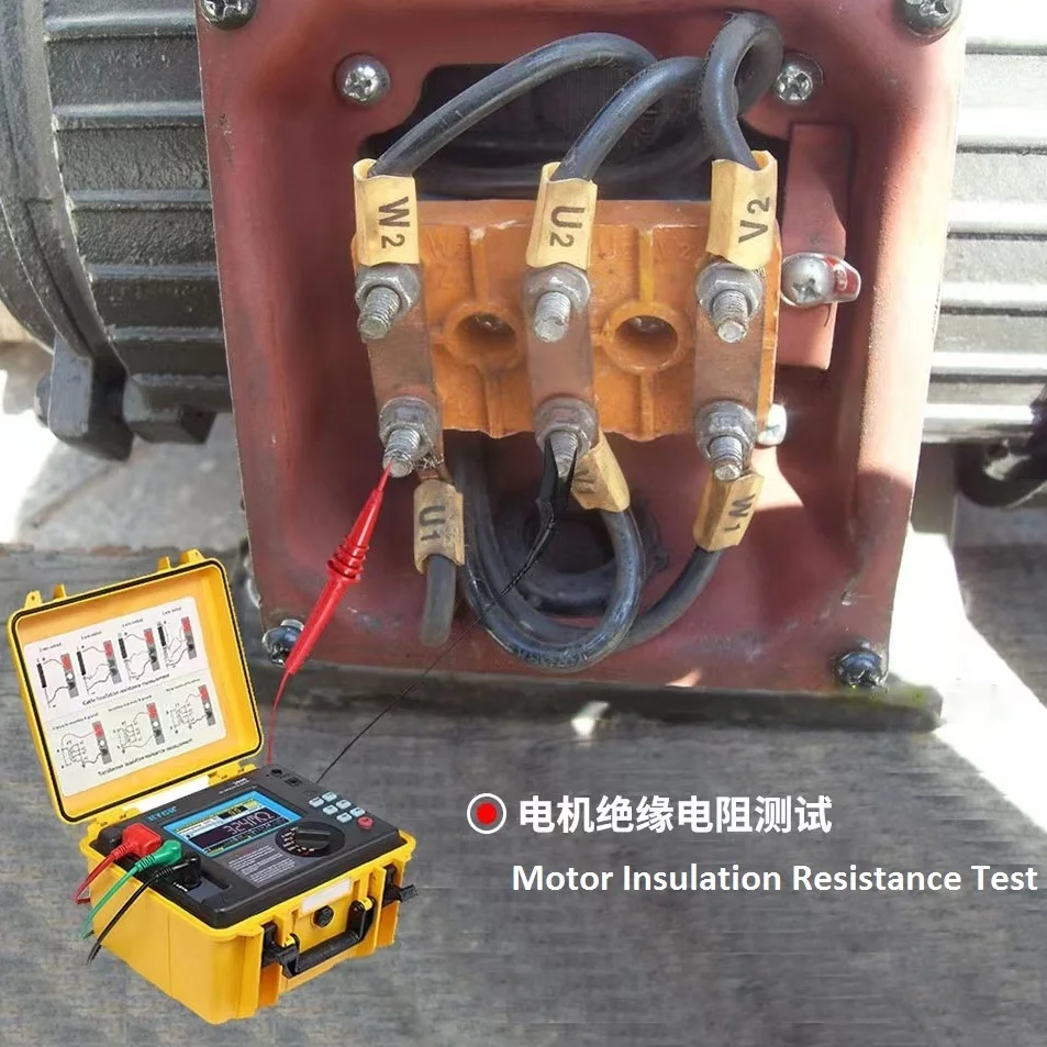 

ETCR3520 Insulation Resistance Meter Bluetooth Control Portable Touch Color Screen 5KV Megohm Meter Cable Motor Resistance Test