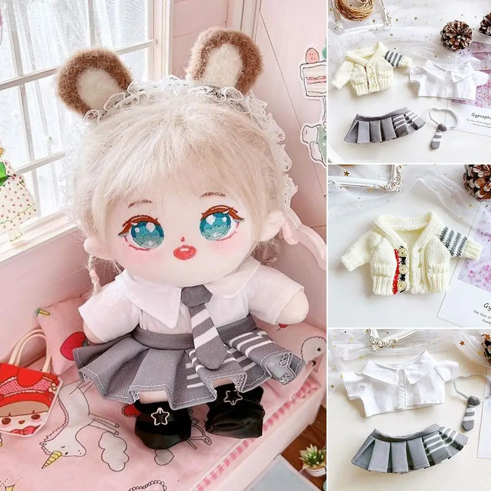 1pc/1Set Idol Doll Outfit Mini Clothes Toys Accessories 20cm Doll Clothes Doll Shirt Skirt Doll Sweaters Doll Star Shoes