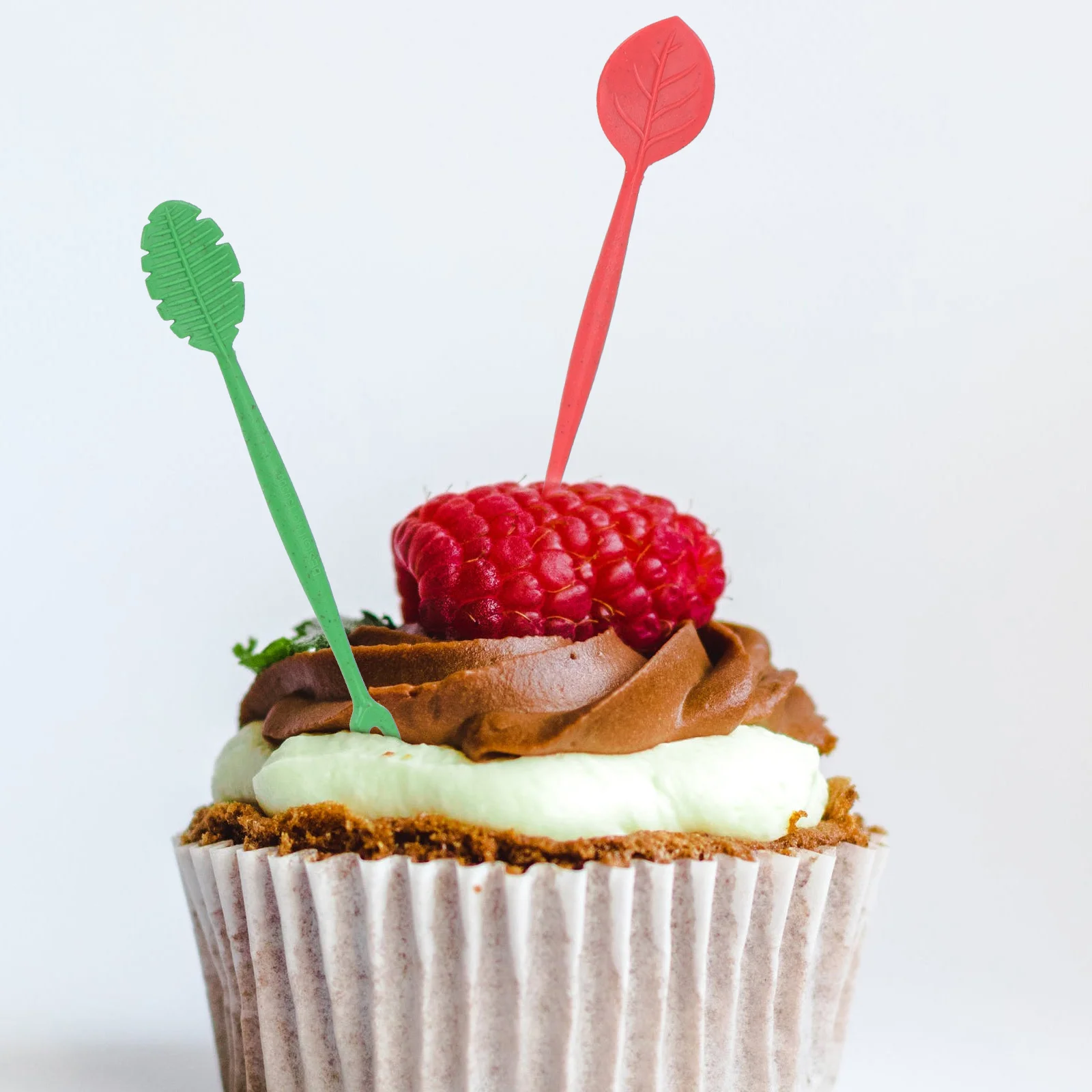 

2 set Creative Fruit Forks 2 Sets Reusable Wheat Straw Forks With Bucket Snack Holder Salad Fruit Fork Party Dessert Tool